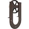 Ekena Millwork Premium Wagon Wheel Horseshoe Roller Hanger w/ Bolts for Barn Door for 1 3/8" Doors, Copper Vein GB60013R2WCV - alternate 2